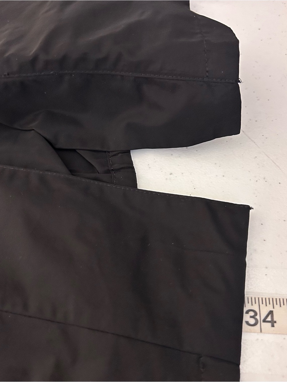 Sun Kim XL Parachute jacket/ coat Drawstring Black Oversize With Pockets VGC - Picture 10 of 11